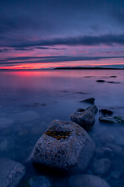 flaggy shore,june,long exposure,pink,purple,spring,twilight,coast