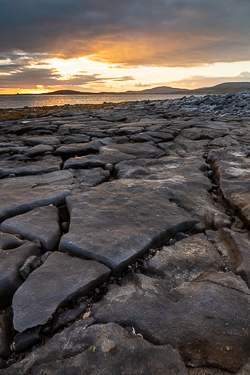 ballyvaughan,july,rine,summer,sunrise,coast,brown