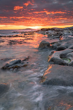 august,ballyvaughan,limited,long exposure,red,rine,summer,sunrise,portfolio,red,coast