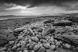 monochrome,ballyvaughan,boulders,coast,july,rine,summer