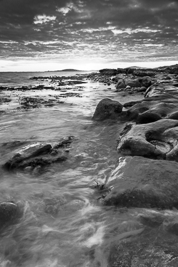 august,monochrome,ballyvaughan,long exposure,rine,summer,sunrise