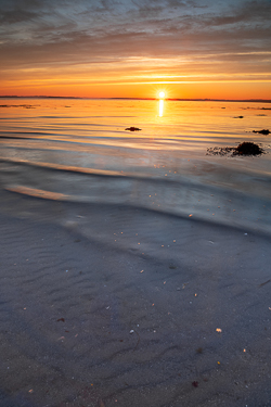 golden hour,kinvara,may,sand ripples,spring,sunrise,traught,coast