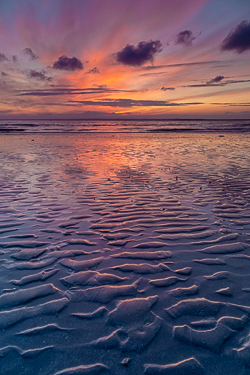 coast,dusk,june,orange,ripples,spring,traught