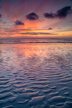 coast,dusk,june,orange,ripples,spring,traught